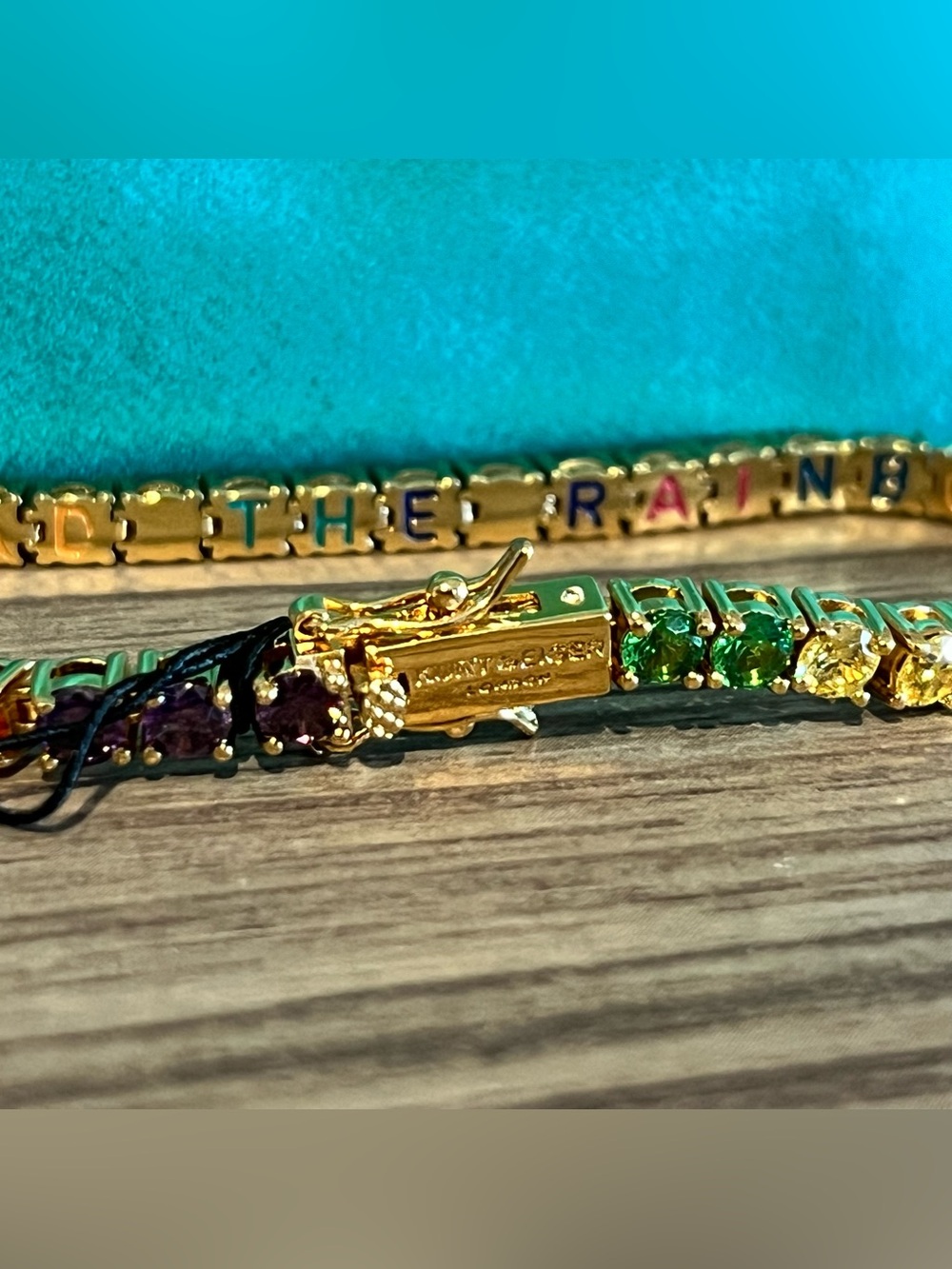 Kurt Geiger Tennis Bracelet (Rainbow) - Picture 6 of 7